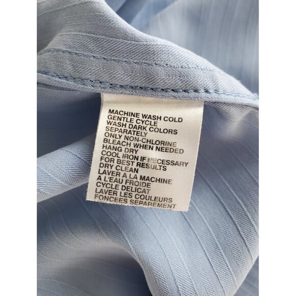 Tommy Bahama Men's 3X Big & Tall Blue Short Sleeve Hawaiian Button-Down Shirt - Picture 6 of 6